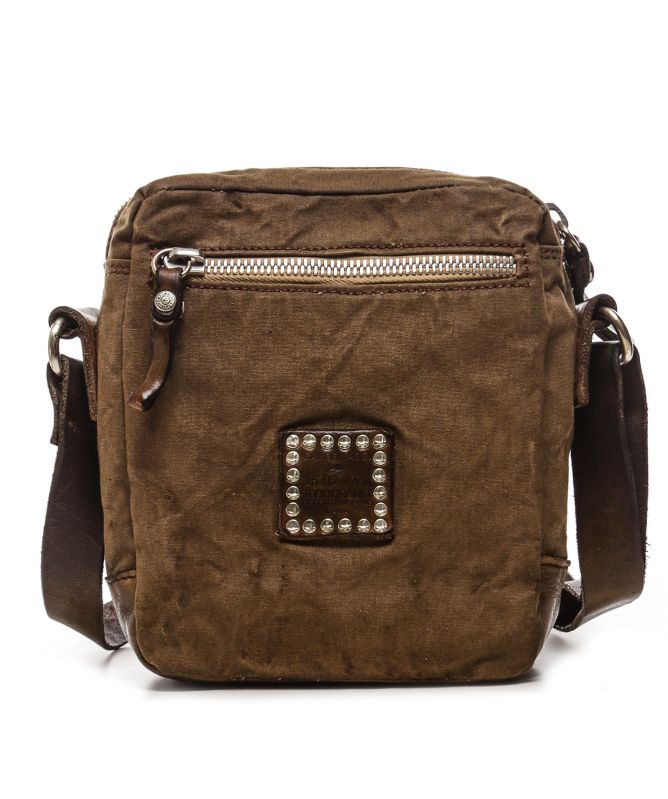 Campomaggi Brown Canvas Crossbody Bag Jules B