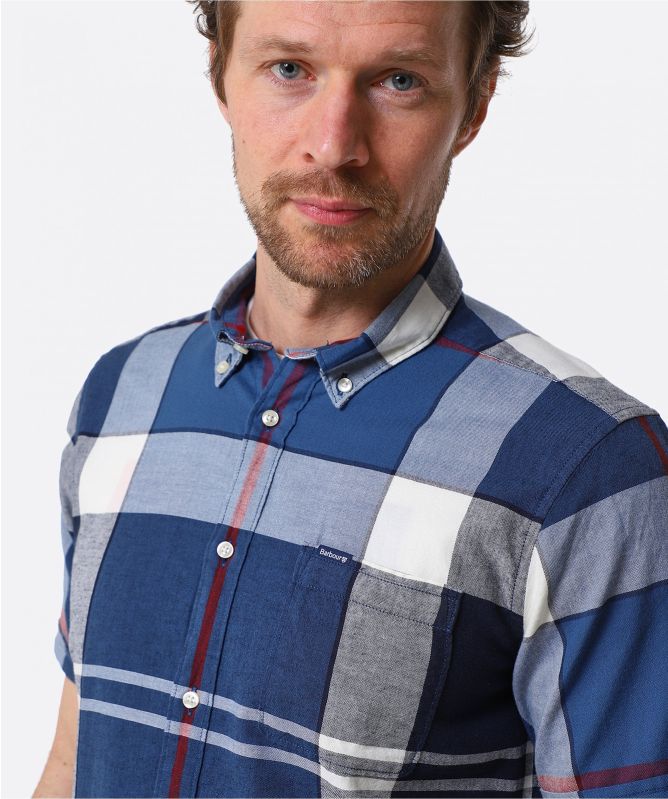 Barbour Linen Cotton Tartan Douglas Shirt