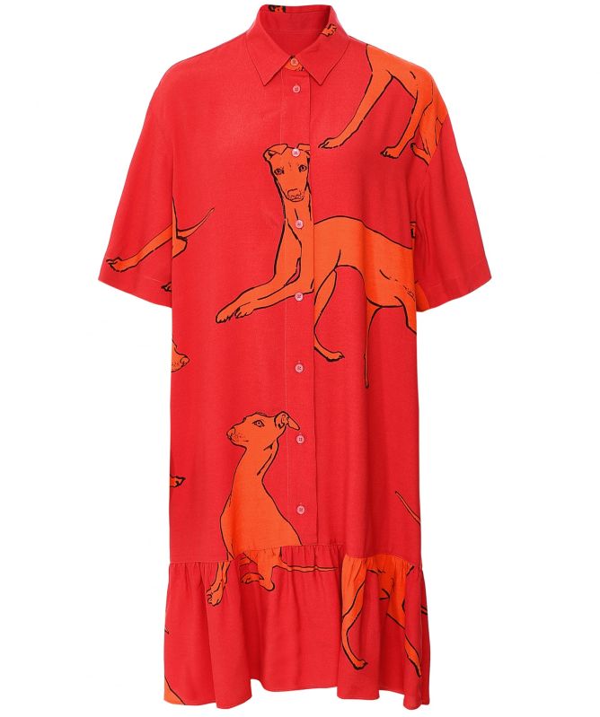 paul smith t shirt dress Paul Smith Dog Print Shirt Dress