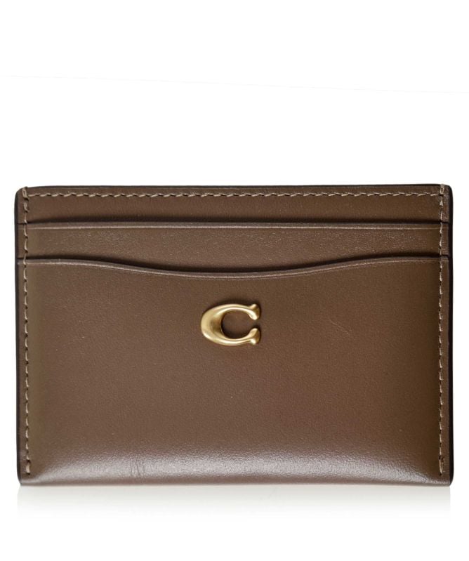 カードケース・名刺入れ Coach Essential Card Holder - Coach - Leather - Brown COACH® | Essential Slim Card Case In Signature Canvas