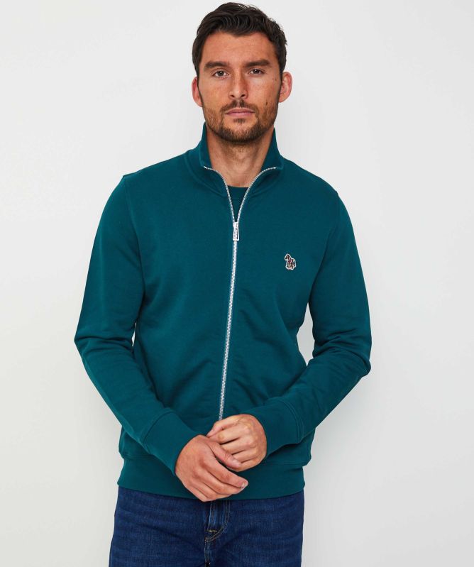 Paul Smith Zip-Through Zebra Sweatshirt