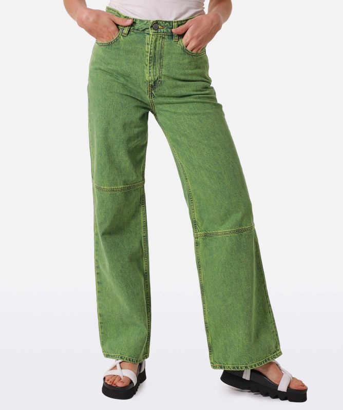 Long Geishan Pants in Bleach Denim main image 0