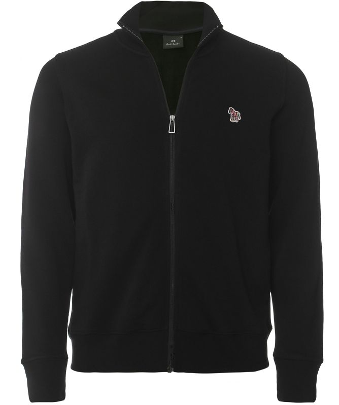 Paul Smith Organic Cotton Zip-Through Zebra Sweatshirt