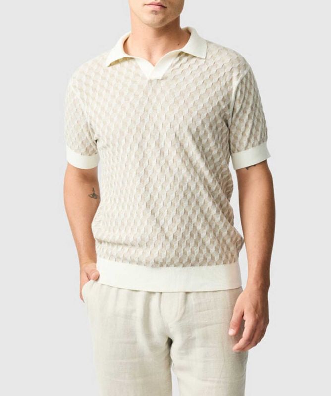 Rodd and Gunn Galdfield Textured Polo
