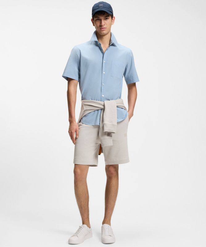 BOSS Cotton Terry Sewalk Shorts