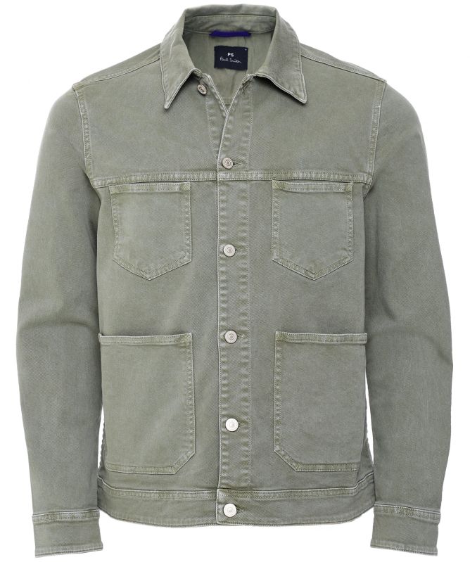PS by Paul Smith Green Denim Work Jacket | Jules B