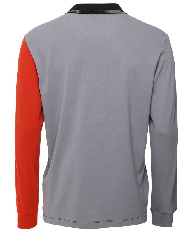 Hackett Long Sleeve AMR Colour Block Polo Shirt
