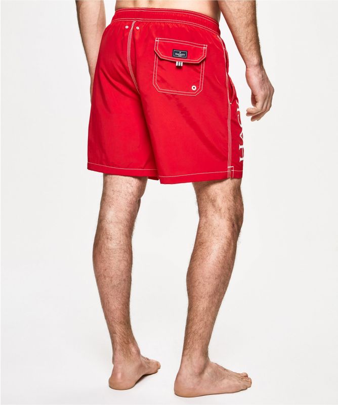 Hackett Branded Solid Swim Shorts