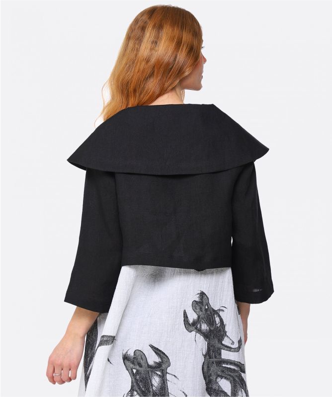 Ralston Lidia Asymmetric Linen Jacket
