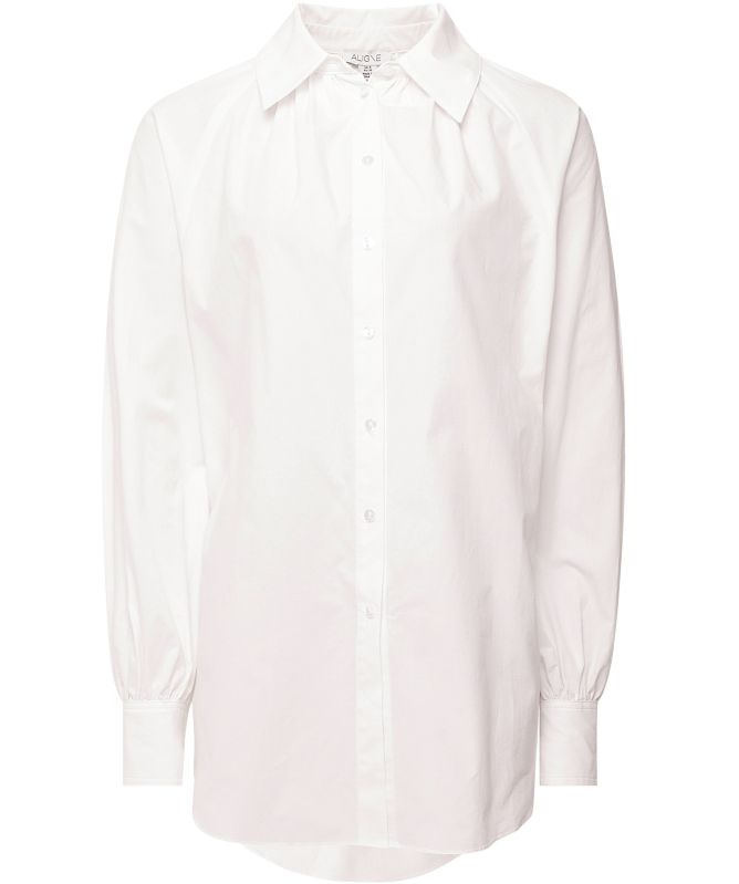 Aligne Hydra Oversized Gathered Neck Shirt