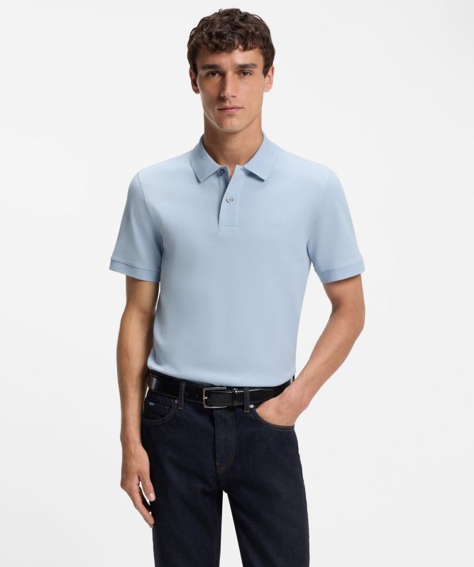 BOSS Pallas Cotton Piqué Polo Shirt