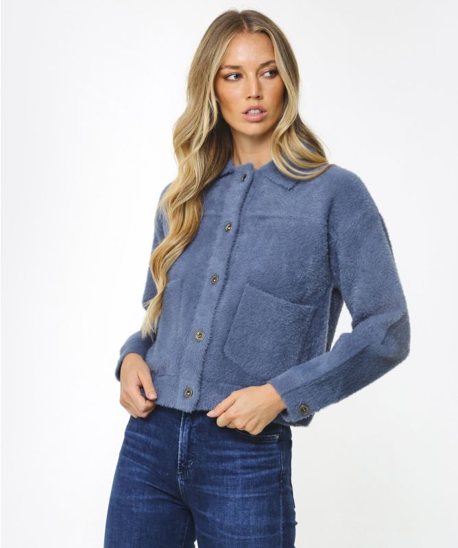 Rino and Pelle Bubbly Short Knitted Jacket
