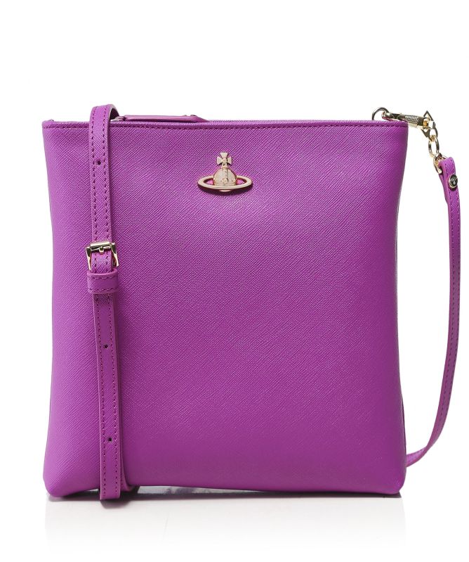 Vivienne Westwood Purple Johanna Leather Crossbody Bag Jules B