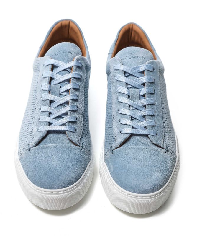 Oliver Sweeney Almada Perforated Calf Suede Trainers