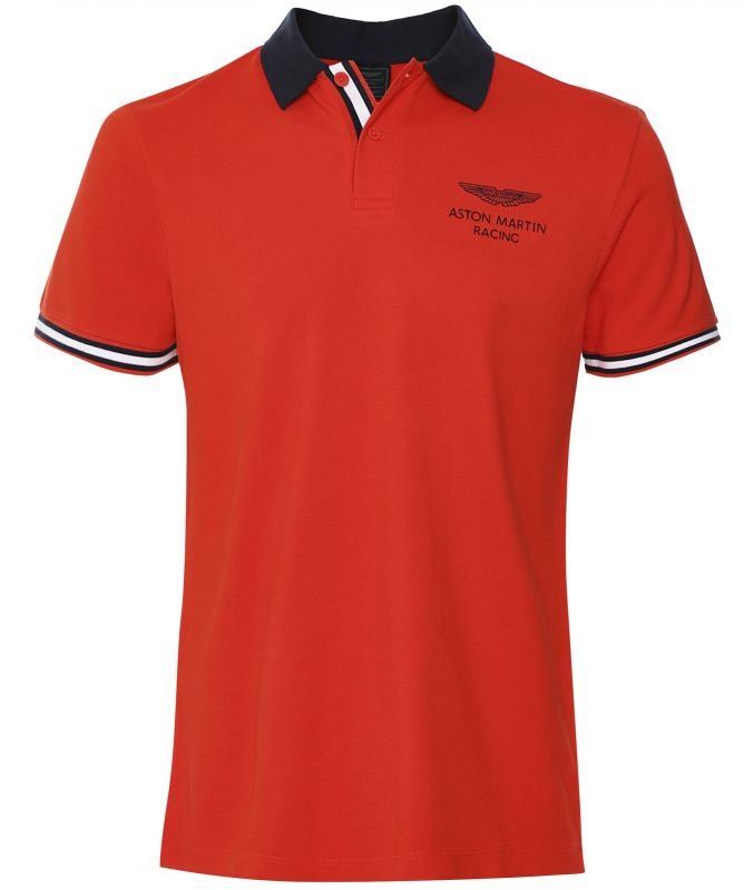 Hackett Slim Fit Tape Trim Polo Shirt