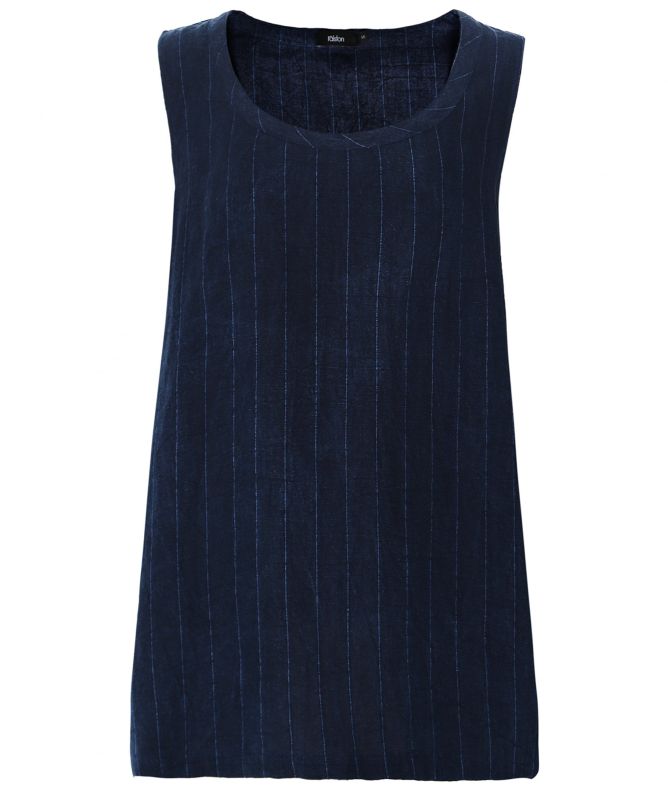 Ralston Daga Linen Blend Pinstripe Vest
