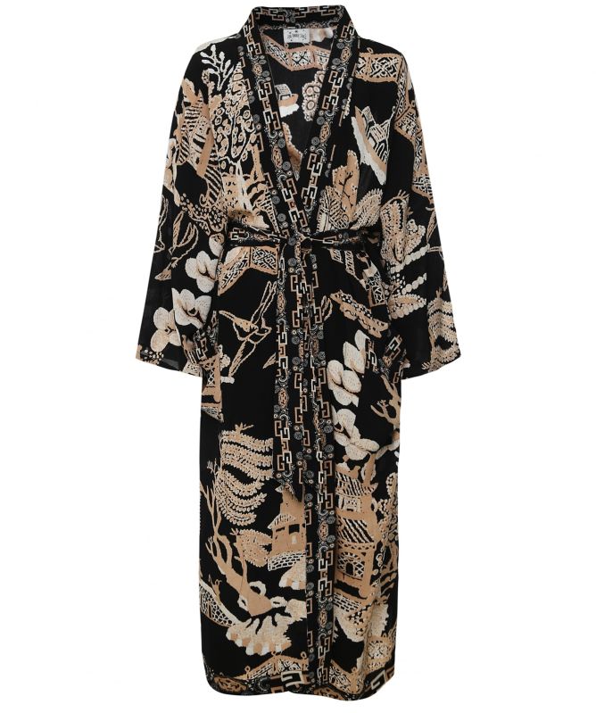One Hundred Stars Giant Willow Long Kimono