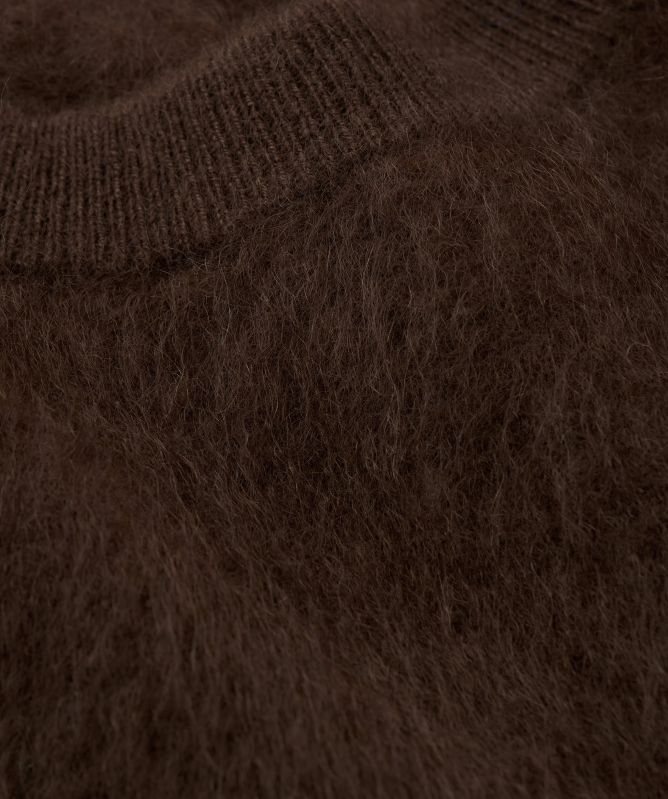 Soft Goat Brushed Short Sleeve Cashmere Jumper