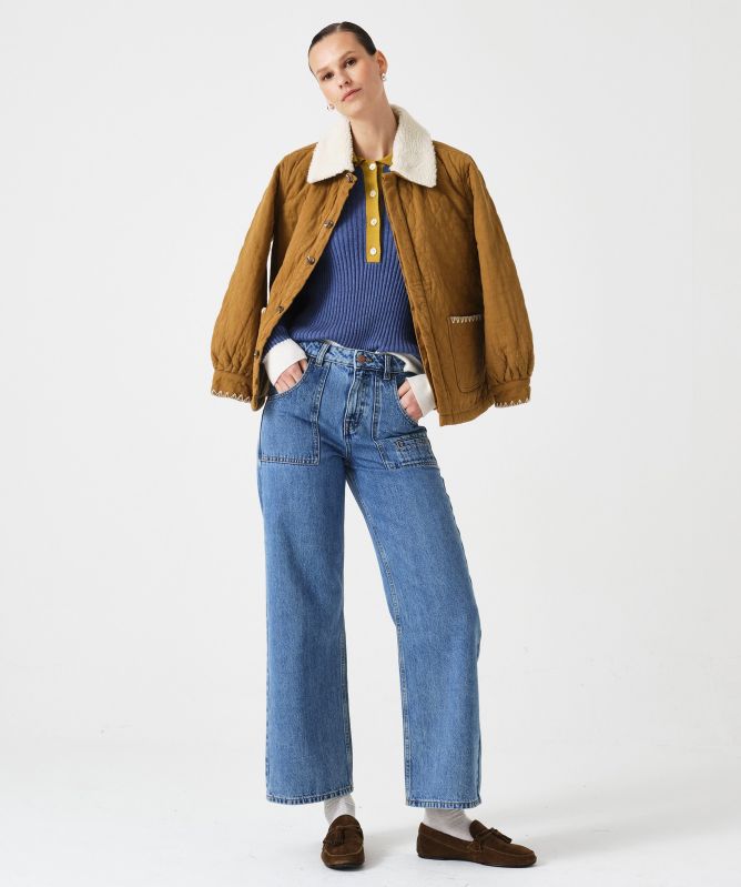Seventy + Mochi Eden Wide Leg Jeans