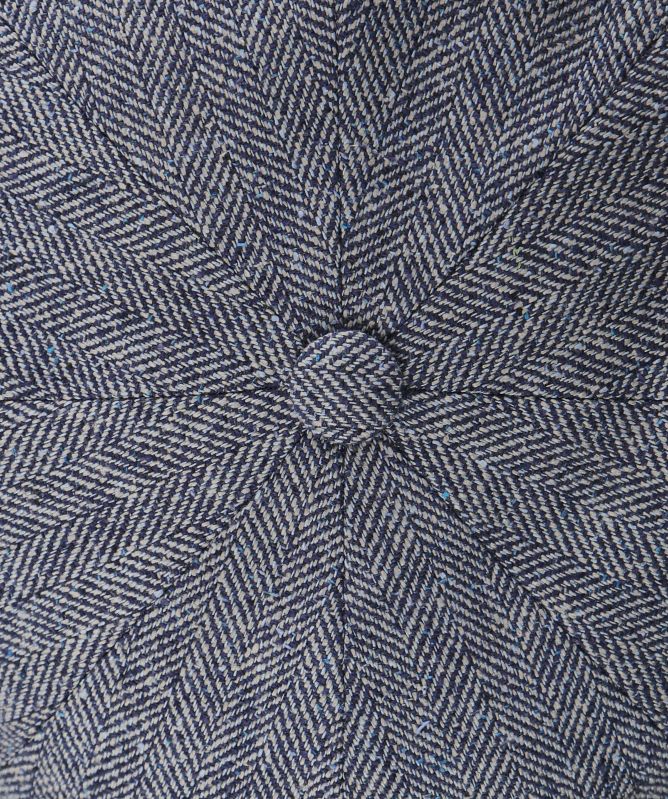 Stetson Silk Herringbone Hatteras Newsboy Cap