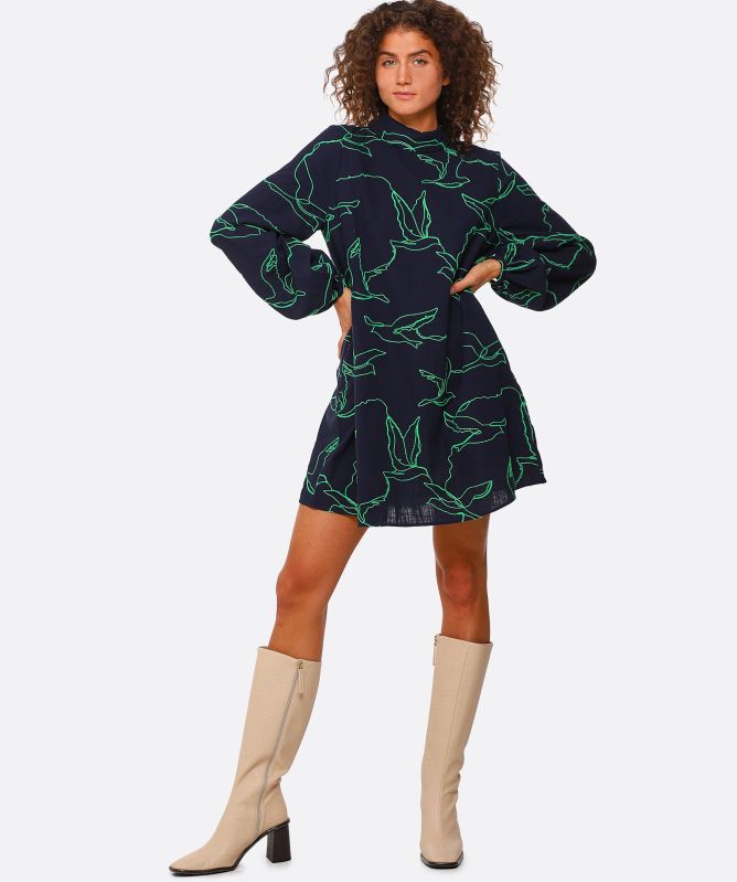 Stine Goya High Neck Aries Dress