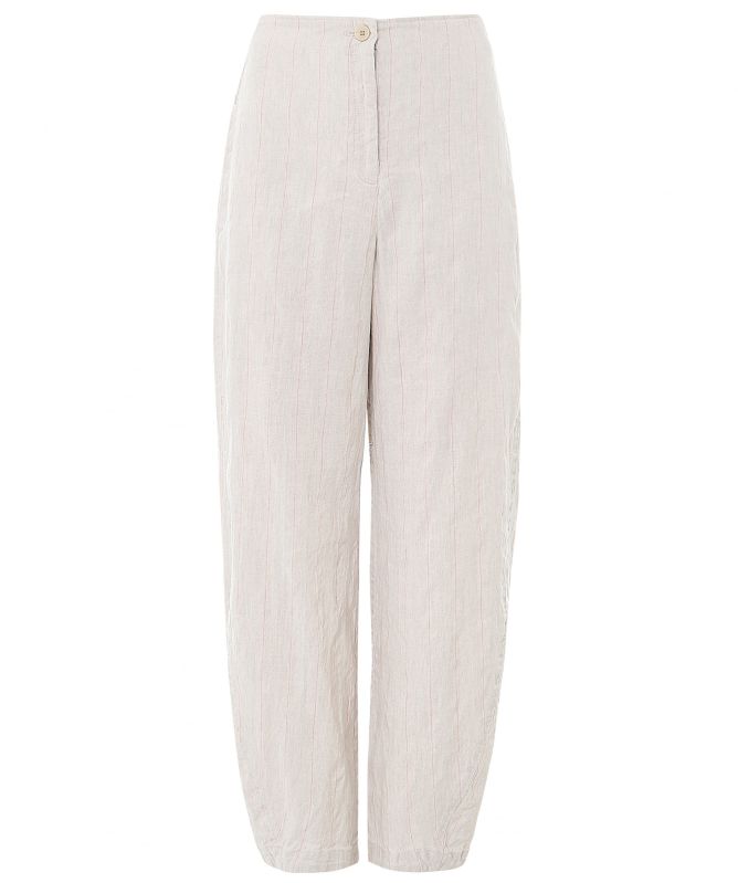 OSKA Aenna Stripe Linen Blend Trousers