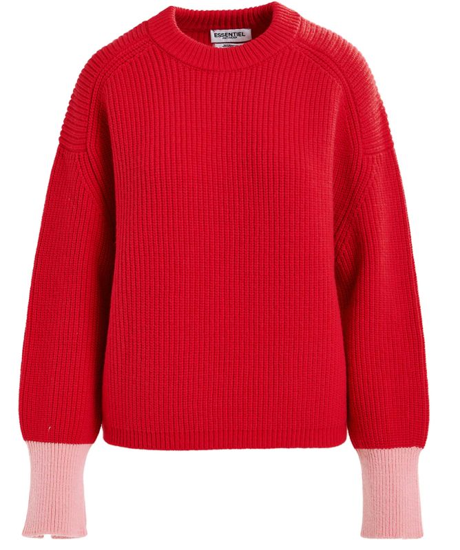 Essentiel Antwerp Ginster Contrast Cuff Jumper