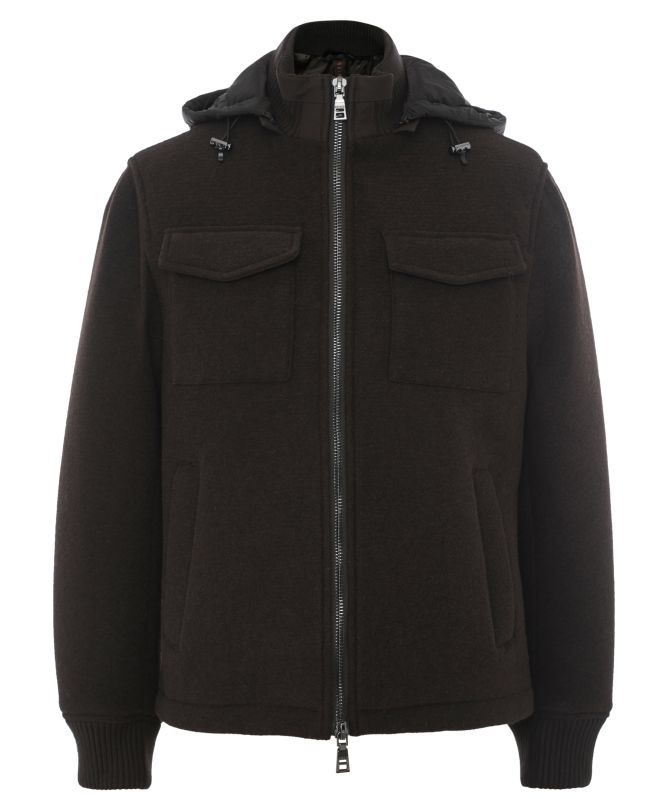 Seinse Wool Bomber Jacket