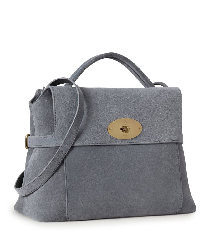 Mulberry Stevie Top Handle Suede Bag