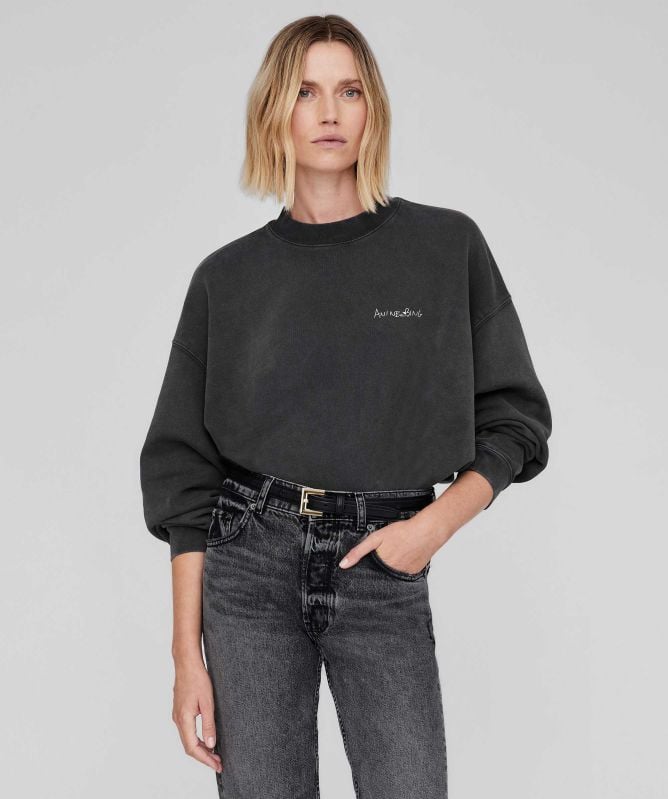 Anine Bing Jaci Lyrics Sweatshirt