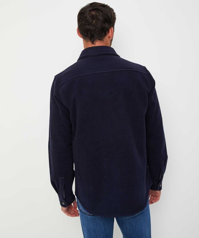 WOOLRICH ネイビー ALASKAN WL OVERSHIRT S Woolrich Alaskan Wool Overshirt