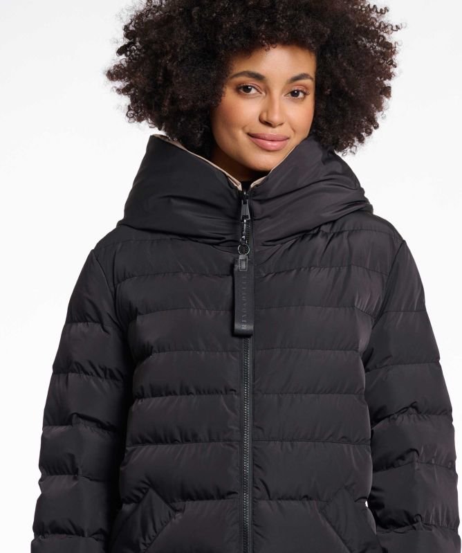 Rino and Pelle Reversible Keila Long Padded Coat