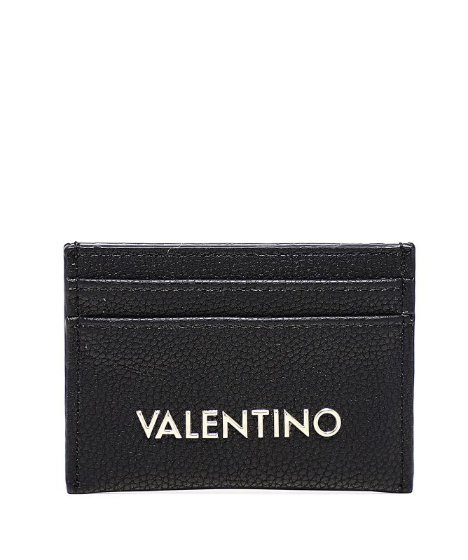 Valentino Bags Arepa Pebbled Card Holder