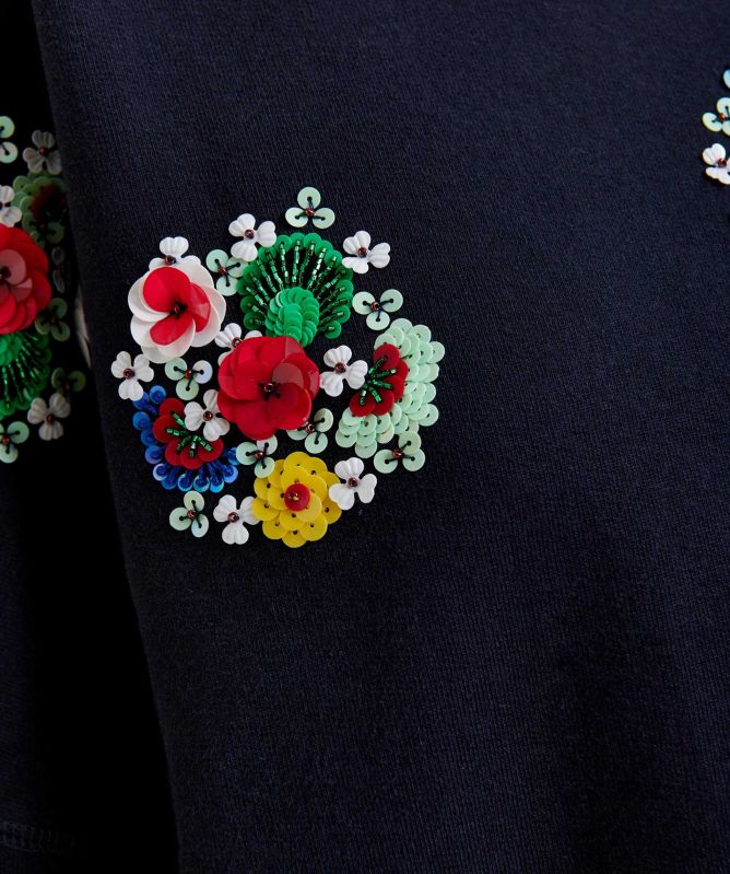 Essentiel Antwerp Itro Floral Embellished Jumper