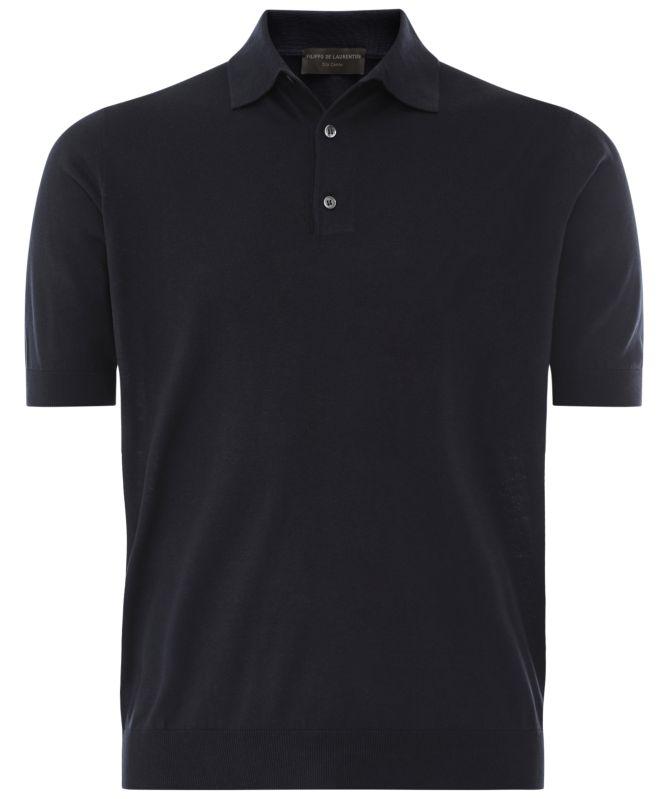 Filippo De Laurentiis Silk Cashmere Polo Shirt