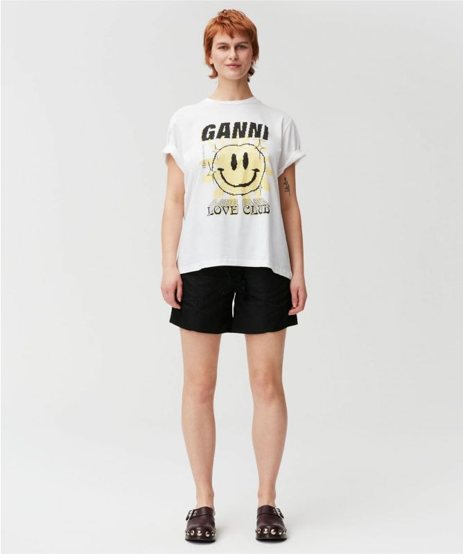 GANNI White Love Club Tee | Jules B