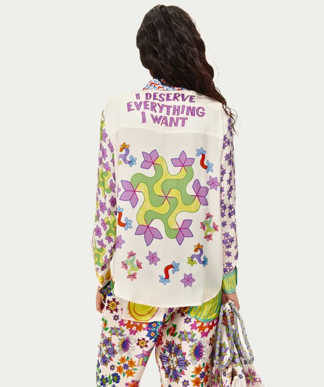 Me369 Isabel Print Shirt