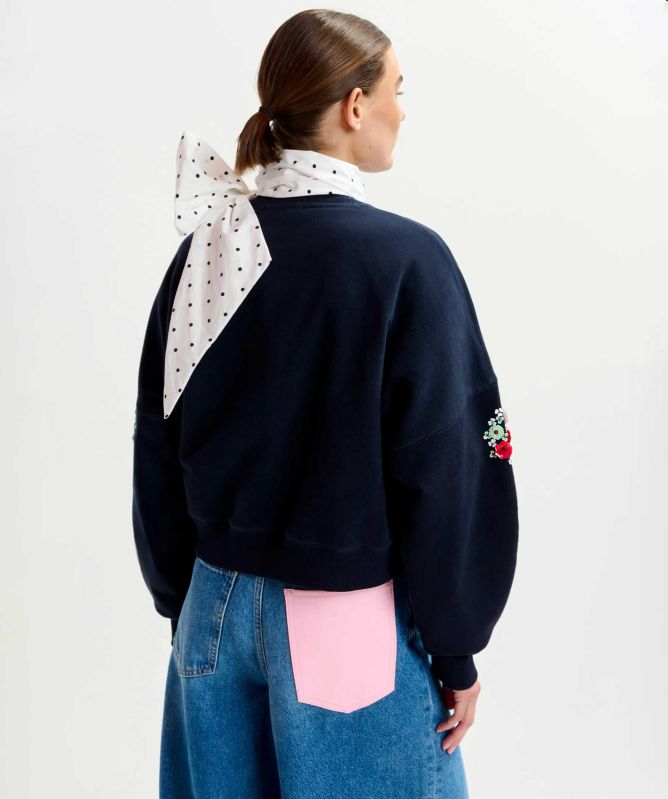 Essentiel Antwerp Itro Floral Embellished Jumper