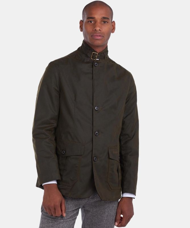 2024 Jacket Barbour Lutz Wax Jacket Blue Barbour Green Wax Lutz Jacket