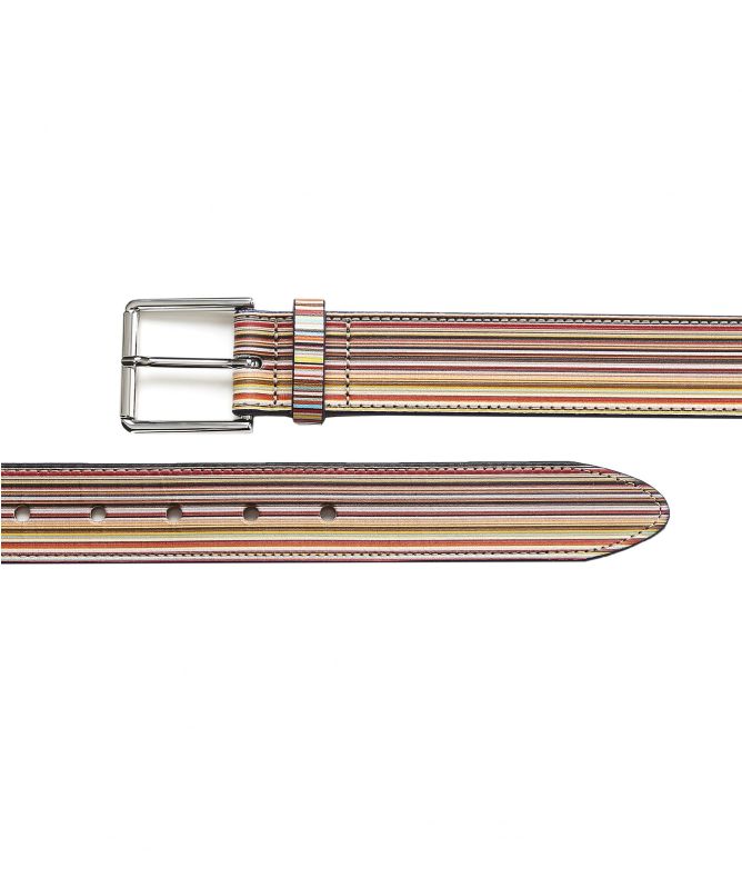 Paul Smith Leather Signature Stripe Belt