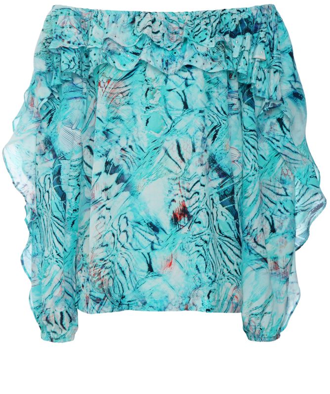 Inoa Gold Coast Silk Flamenco Top