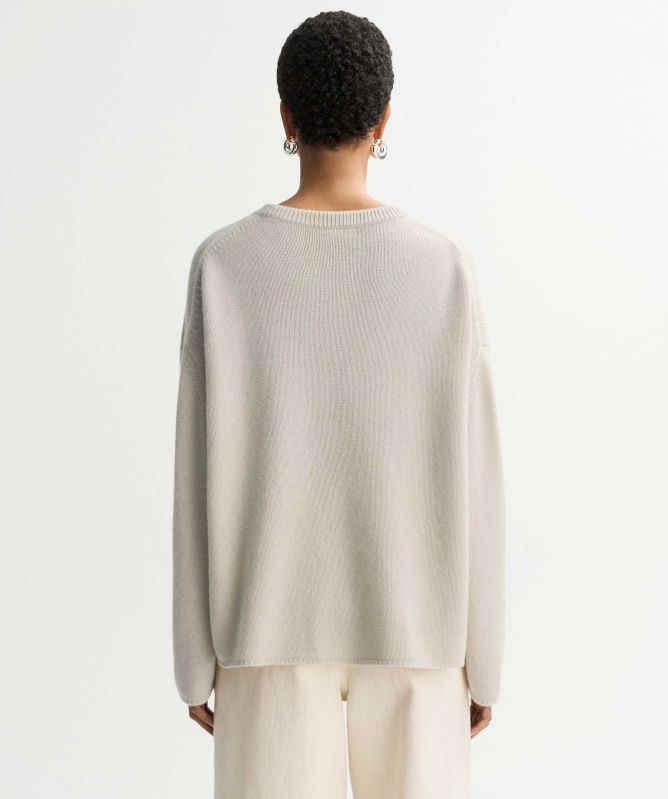 Soft Goat Relaxed Crew Neck Jumper