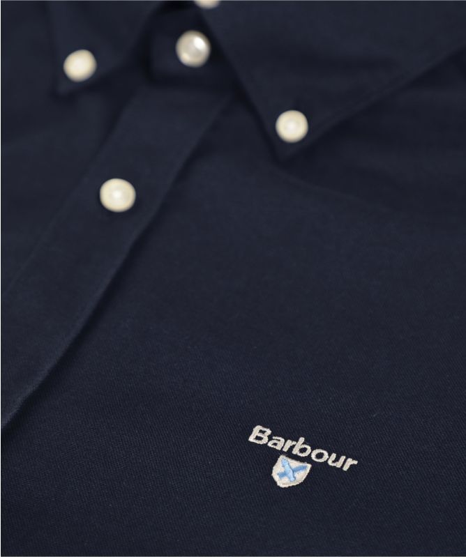 Barbour Tailored Fit Short Sleeve Oxford Shirt