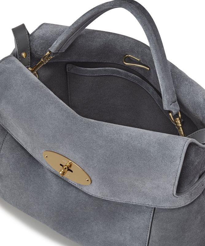 Mulberry Stevie Top Handle Suede Bag