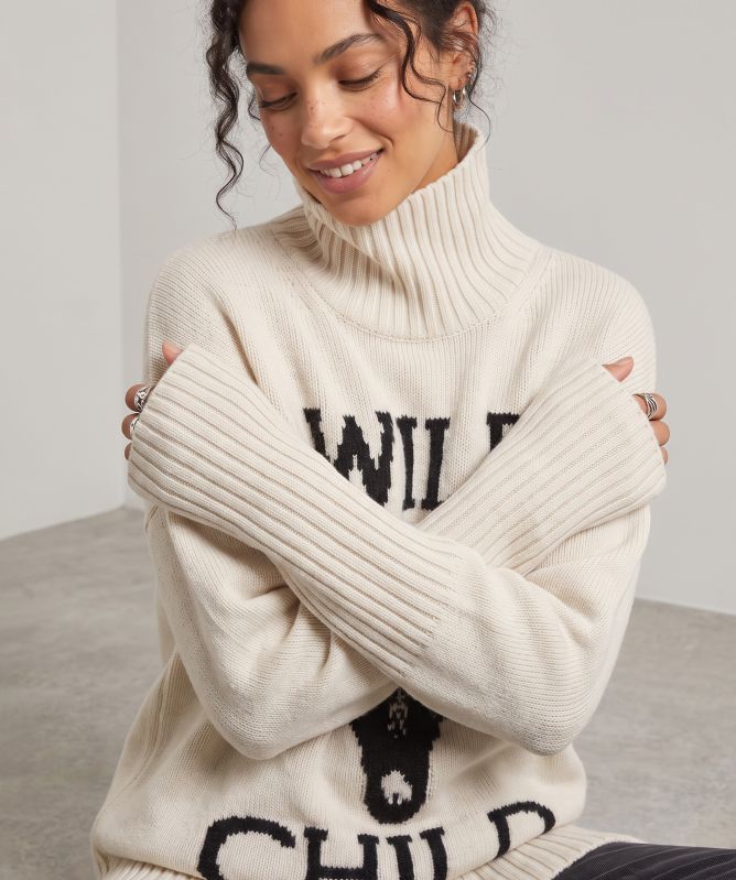 Eddy and Ivy Wild Child Merino Cashmere Jumper