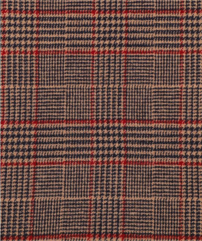 Wool Glen Check Scarf