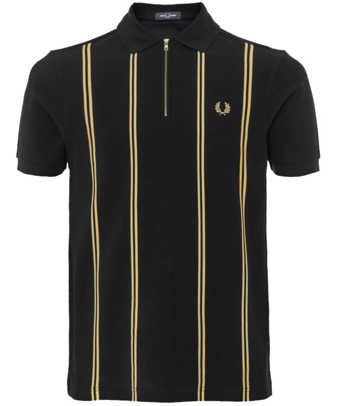 Fred Perry Vertical Stripe Zip Polo