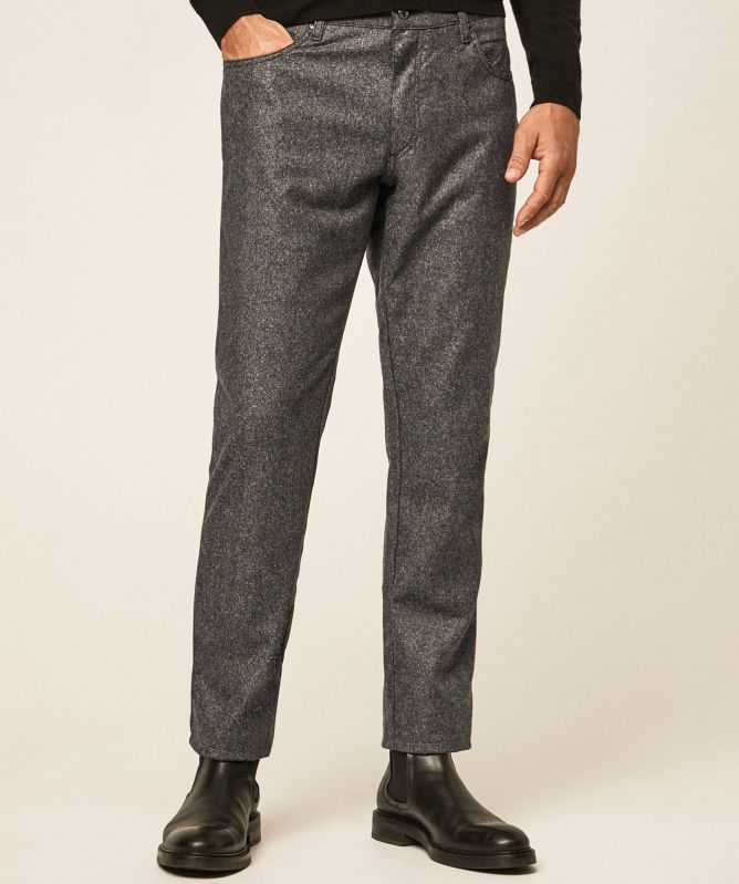 Hackett Cashmere Mix Flannel Trousers | Jules B
