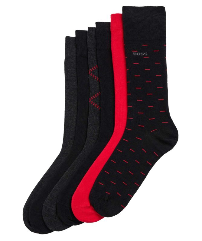BOSS Socks Gift Set 6 Pack Jules B