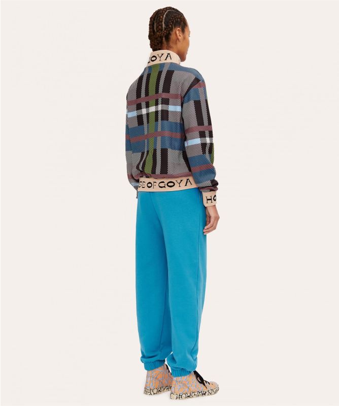 Stine Goya Melina Checked Fleece Jumper